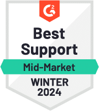 G2 Best Support for Winter 2024